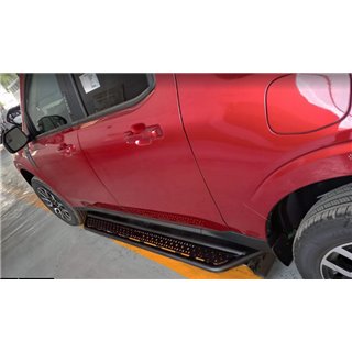 Go Rhino | Dominator Xtreme D6 Side Steps w/ Mounting Brackets Kit - Textured Black - Maverick 2.0T / 2.5L 2022-2023