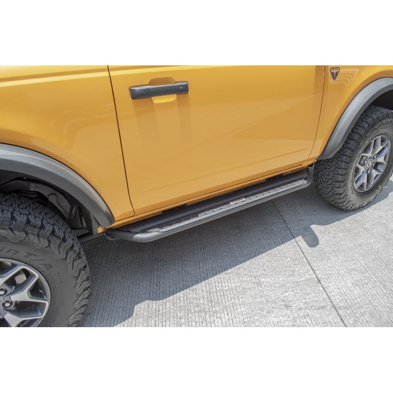 Go Rhino | Dominator Xtreme DS Side Steps w/ Mounting Bracket Kit - Bronco 2.3T / 2.7T 2021 Go Rhino Step Bars