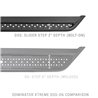 Go Rhino | Dominator Xtreme DSS Side Steps w/ Mounting Brackets Kit - Textured Black  - Chevrolet / GMC 2007-2019