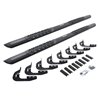 Go Rhino | V-Series V3 Aluminum Side Steps and Mounting Brackets Kit - Textured Black  - Chevrolet / GMC 2014-2019