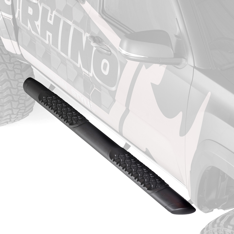 Go Rhino | V-Series V3 Aluminum Side Steps and Mounting Brackets Kit - Textured Black  - F-150 / Raptor / F-250 / F-350 2015-202