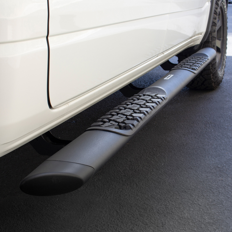 Go Rhino | V-Series V3 Aluminum Side Steps and Mounting Brackets Kit - Textured Black  - Ram 1500 / Classic 2015-2023