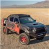 Go Rhino | V-Series V3 Aluminum Side Steps and Mounting Brackets Kit - Textured Black  - Tacoma 2.7L / 3.5L / 4.0L 2005-2023