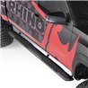 Go Rhino | V-Series V3 Aluminum Side Steps and Mounting Brackets Kit - Textured Black  - Gladiator 3.0L / 3.6L 2020-2023