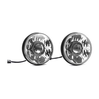 KC HiLiTES | Headlight Gravity LED Pro 7in. DOT Jeep JK 07-18 (pr) - Wrangler (JK) / Wrangler (JL) 3.6L / 3.8L 2007-2018