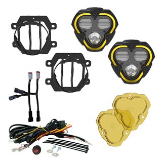 KC HiLiTES | KC FLEX ERA 3 LED 3.5in SAE Fog 2-Light Master Kit Subaru - Crosstrek / Forester 2.0L / 2.5L 2014-2024 KC HiLiTE...