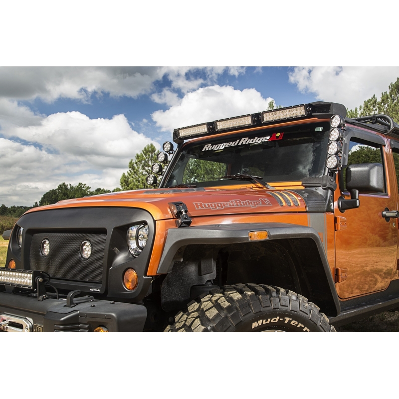 RUGGED RIDGE | Light Bar - Wrangler (JK) 3.6L / 3.8L 2007-2018 RUGGED RIDGE Lumières Off-Road