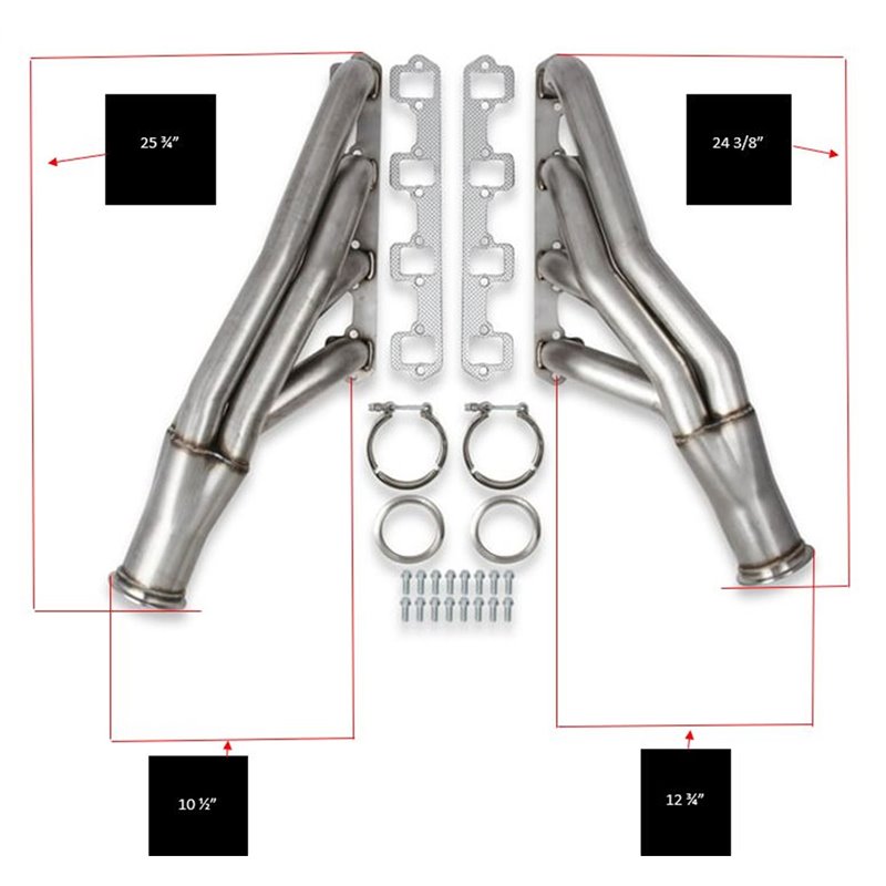 Flowtech | Turbo Header - Explorer / GT40 / Mustang / Mountaineer 1964-2001 Flowtech Headers & Manifolds