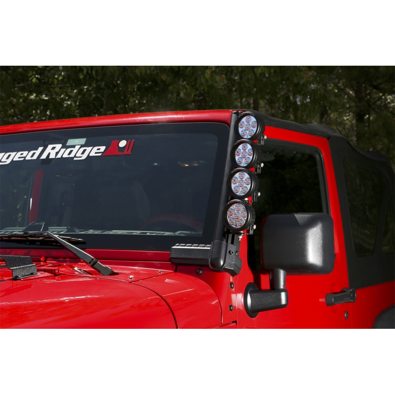 RUGGED RIDGE | Elite Fast Track Mounting System - Wrangler (JK) 3.6L / 3.8L 2007-2018 RUGGED RIDGE Off-Road Lights