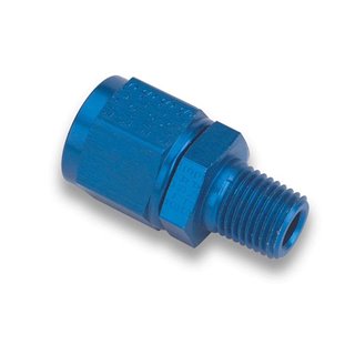 Earls Plumbing | Straight Aluminum AN Swivel to NPT Adapter