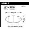 Hawk Performance | HP Plus Disc Brake Pad - MX-5 Miata 1.6L 1990-1993 Hawk Performance Brake Pads