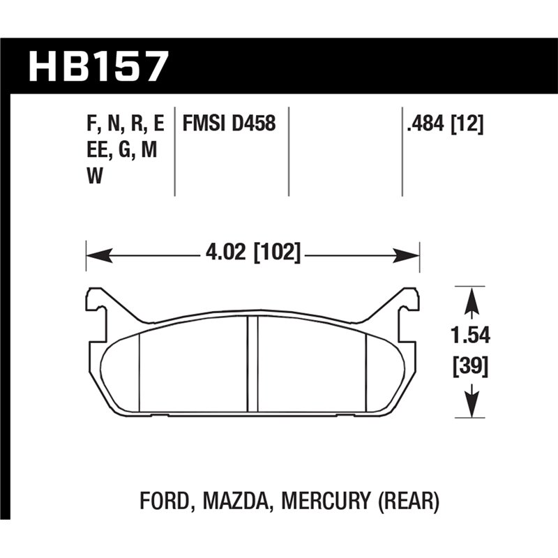 Hawk Performance | Blue 9012 Disc Brake Pad - MX-5 Miata 1.6L 1990-1993