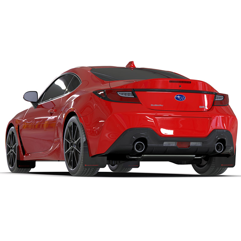 RallyArmor | Black UR Mud Flap Logo Rouge - BRZ / GR86 2022-2024