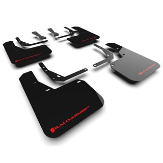 RallyArmor | Black UR Mud Flap Logo Rouge - Kona N-Line 2024
