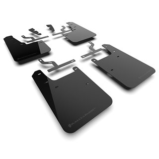 RallyArmor | Black UR Mud Flap Logo Noir Métallique - Tundra 2022-2025 RallyArmor Garde-boue