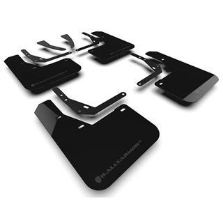 RallyArmor | Black UR Mud Flap Logo Gris - Kona / Kona EV 2024 RallyArmor Garde-boue