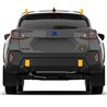 RallyArmor | Black UR Mud Flap Grey Logo - Crosstrek Wilderness 2024-2025 RallyArmor Mud Flaps