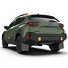 RallyArmor | Black UR Mud Flap Wild Orange Logo - Crosstrek Wilderness 2024-2025 RallyArmor Mud Flaps