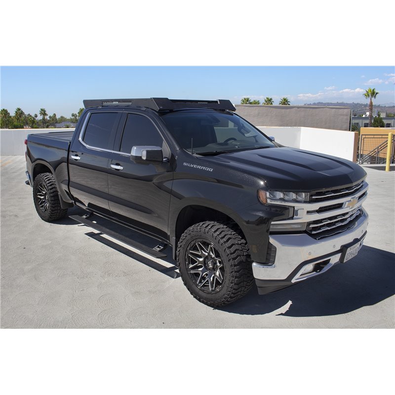Go Rhino | 20404887PC - E1 Electric Running Boards With Mounting Brackets - Textured Black - Chevrolet / GMC 2019-2022