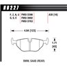 Hawk Performance | Blue 9012 Disc Brake Pad - Z4 3.0L 2008-2008