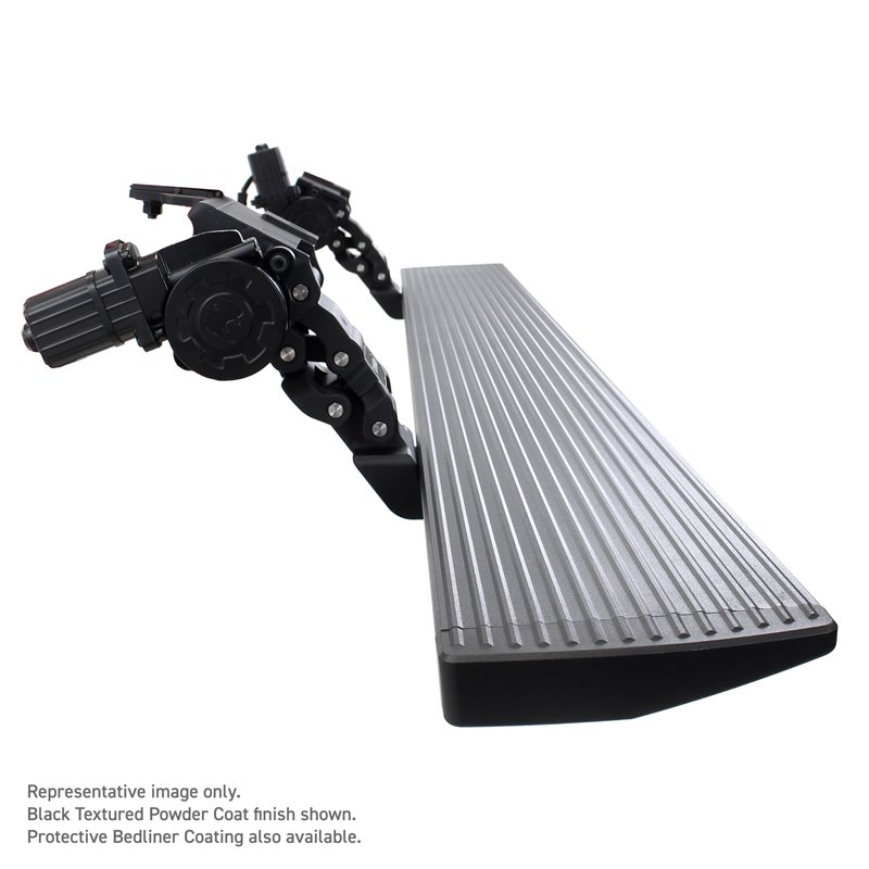 Go Rhino | 20413157T - E1 Electric Running Boards With Mounting Brackets - Protective Bedliner Coating - Bronco 2.3T / 2.7T 2021