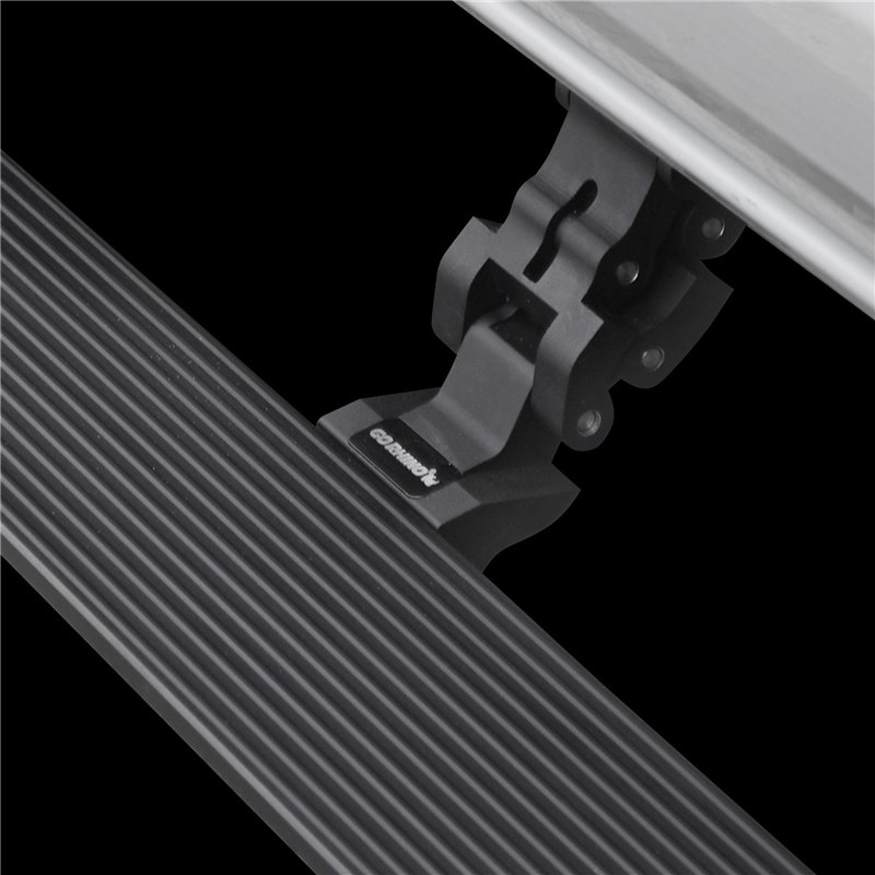 Go Rhino | 20436687PC - E1 Electric Running Boards With Mounting Brackets - Textured Black - Ram 1500 3.0L / 3.6L / 5.7L 2019