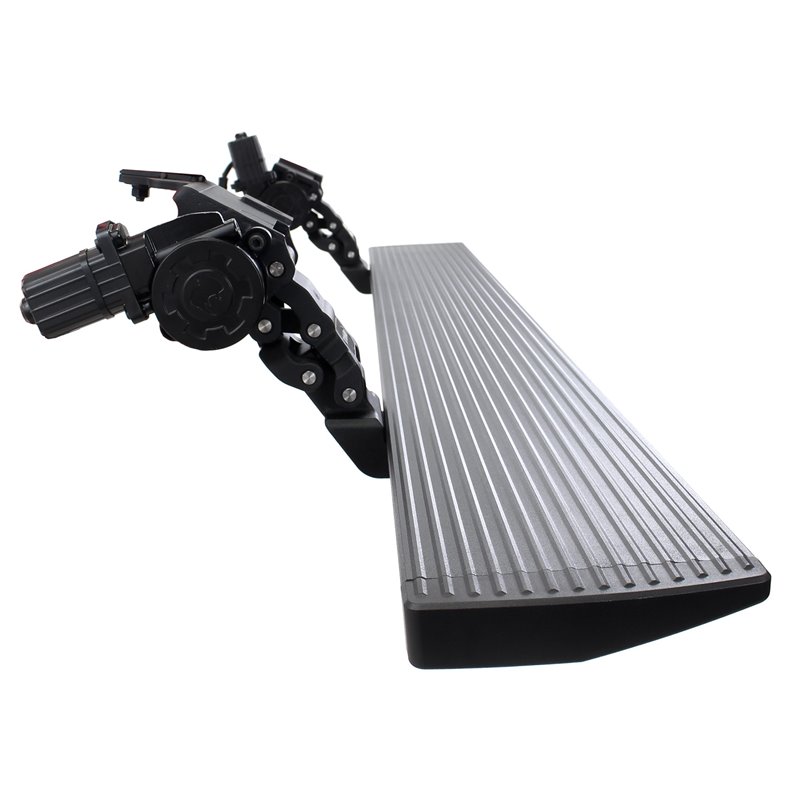Go Rhino | 20443587PC - E1 Electric Running Boards With Mounting Brackets - Textured Black - Tundra 3.5T 2022
