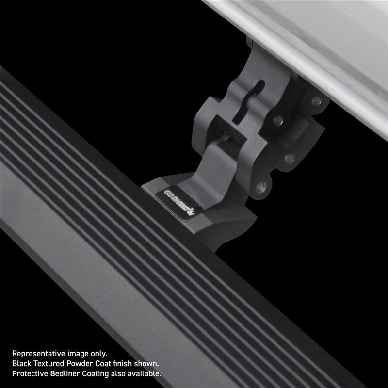 Go Rhino | 20451687T - E1 Electric Running Boards With Mounting Brackets - Protective Bedliner Coating - Gladiator 3.6L 2020