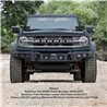 Go Rhino | 332120T - Rockline Front Bumper Lower Skid Plate For Ford Bronco - Textured Black - Bronco 2.3T / 2.7T 2021 Go Rhi...