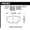 Hawk Performance | HP Plus Disc Brake Pad - Tiburon GS 2.0L 2008-2008