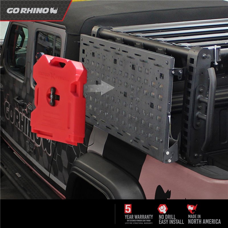 Go Rhino | 5950115T - XRS Accessory Gear Table - Full-Sized Truck - Textured Black - Chevrolet / Dodge / Ford / GMC / Toyota ...