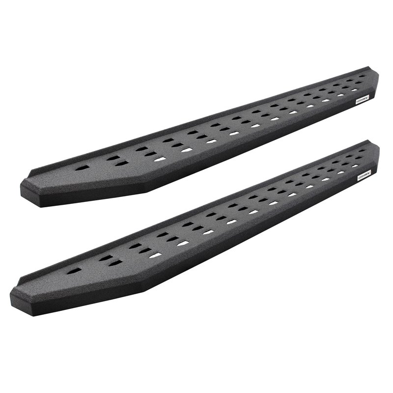 Go Rhino | 6944397320T - RB20 Running boards - Complete Kit: RB20 Running board + Brackets + 2 pair RB20 Drop Steps - Textured B