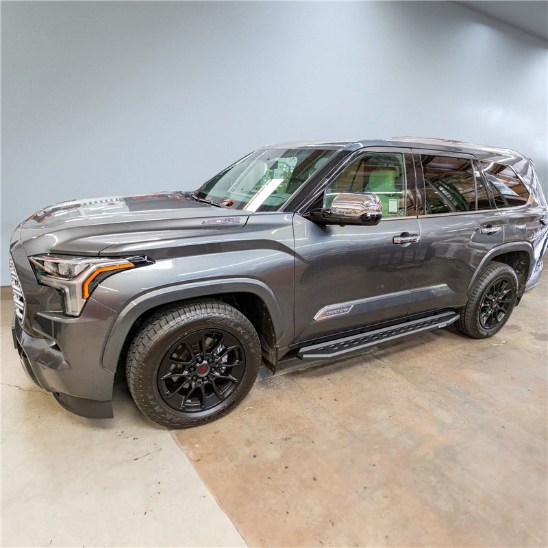 Go Rhino | 69443973SPC - RB20 Slim Running boards - Complete Kit: RB20 Slim Running board + Brackets - Textured Black - Sequo...