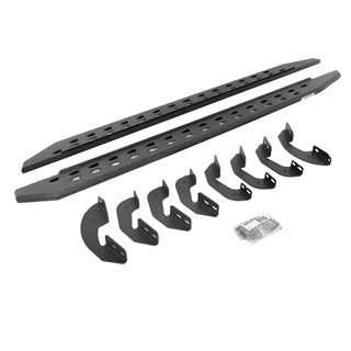 Go Rhino | 69443973ST - RB20 Slim Running boards - Complete Kit: RB20 Slim Running board + Brackets - Textured Black - Sequoia 3