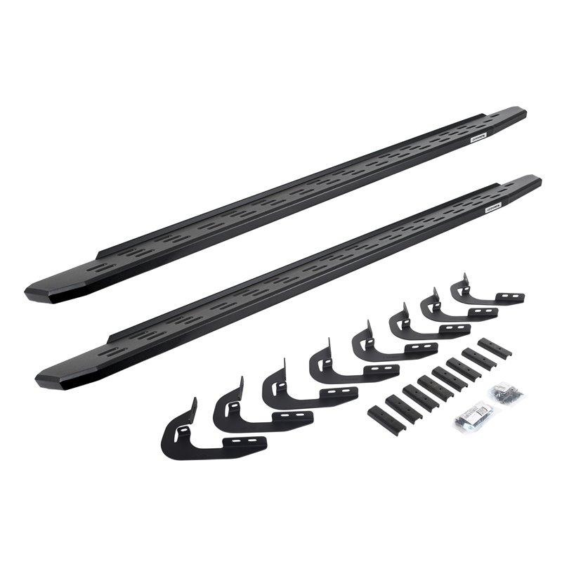 Go Rhino | 69604787PC - RB30 Running Boards with Mounting Bracket Kit - Textured Black - Chevrolet / GMC 2014-2015 Go Rhino S...