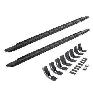 Go Rhino | 69604887T - RB30 Running Boards with Mounting Bracket Kit - Protective Bedliner Coating - Chevrolet / GMC 2019-2022