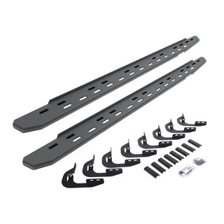 Go Rhino | 69605880SPC - RB30 Slim Line Running Boards with Mounting Bracket Kit - Textured Black - Chevrolet / GMC 2014-2019...