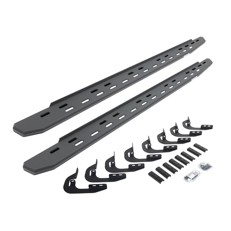 Go Rhino | 69605880SPC - RB30 Slim Line Running Boards with Mounting Bracket Kit - Textured Black - Chevrolet / GMC 2014-2019...