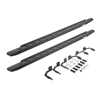 Go Rhino | 69609980PC - RB30 Running Boards with Mounting Bracket Kit - Textured Black - Ram 1500 3.7L / 4.7L / 5.7L 2009-201...