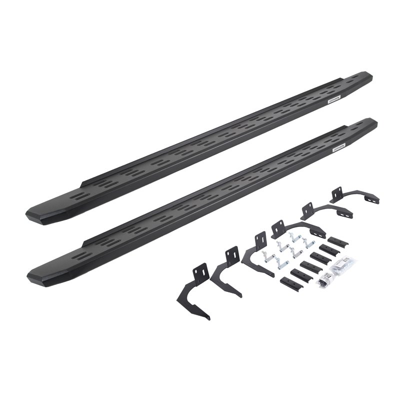 Go Rhino | 69609980PC - RB30 Running Boards with Mounting Bracket Kit - Textured Black - Ram 1500 3.7L / 4.7L / 5.7L 2009-201...