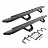 Go Rhino | 6961068720PC - RB30 Running Boards with Mounting Brackets & 2 Pairs of Drops Steps Kit - Textured Black - Ram 1500 / 