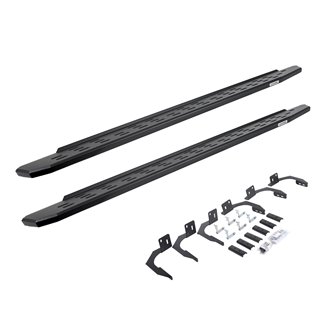 Go Rhino | 69610687PC - RB30 Running Boards with Mounting Bracket Kit - Textured Black - Ram 1500 / 2500 / 3500 2009-2011 Go ...