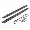 Go Rhino | 69610687ST - RB30 Slim Line Running Boards with Mounting Bracket Kit - Protective Bedliner Coating - Ram 1500 / 2500 