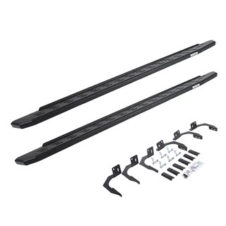 Go Rhino | 69610687T - RB30 Running Boards with Mounting Bracket Kit - Protective Bedliner Coating - Ram 1500 / 2500 / 3500 2009