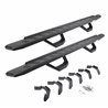 Go Rhino | 6961268020PC - RB30 Running Boards with Mounting Brackets & 2 Pairs of Drops Steps Kit - Textured Black - F-150 2004-