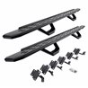 Go Rhino | 6961508720PC - RB30 Running Boards with Mounting Brackets & 2 Pairs of Drops Steps Kit - Textured Black - F-150 2004-