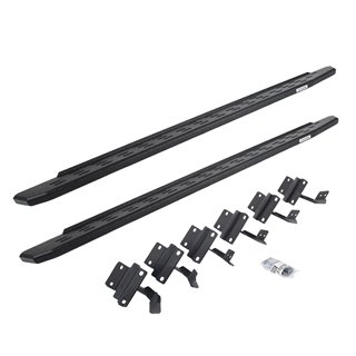 Go Rhino | 69615087T - RB30 Running Boards with Mounting Bracket Kit - Protective Bedliner Coating - F-150 2004-2011