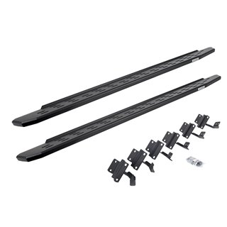 Go Rhino | 69615587PC - RB30 Running Boards with Mounting Bracket Kit - Textured Black - F-150 / F-250 / F-350 2015-2017 Go R...