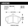 Hawk Performance | DTC-60 Disc Brake Pad - 911 / Boxster / Cayman 3.6L / 3.4L 2002-2012