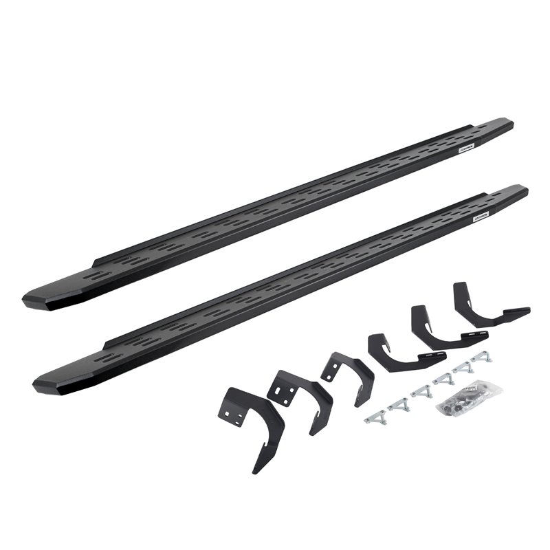 Go Rhino | 69620687PC - RB30 Running Boards with Mounting Bracket Kit - Textured Black - Ram 1500 / Classic 2015-2019 Go Rhin...